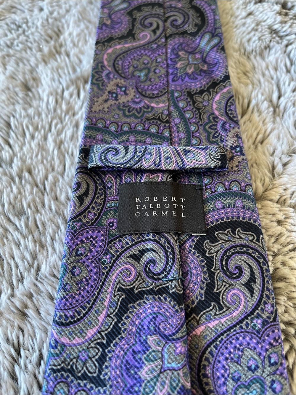 90s Vintage Robert Talbott Designer Silk Tie